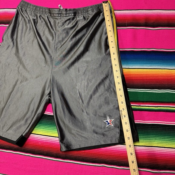 VTG 2007 NBA All Star Basketball Shorts Men 4XL Shiny Dazzle Silky Soft‎ NYLON - Picture 6 of 7